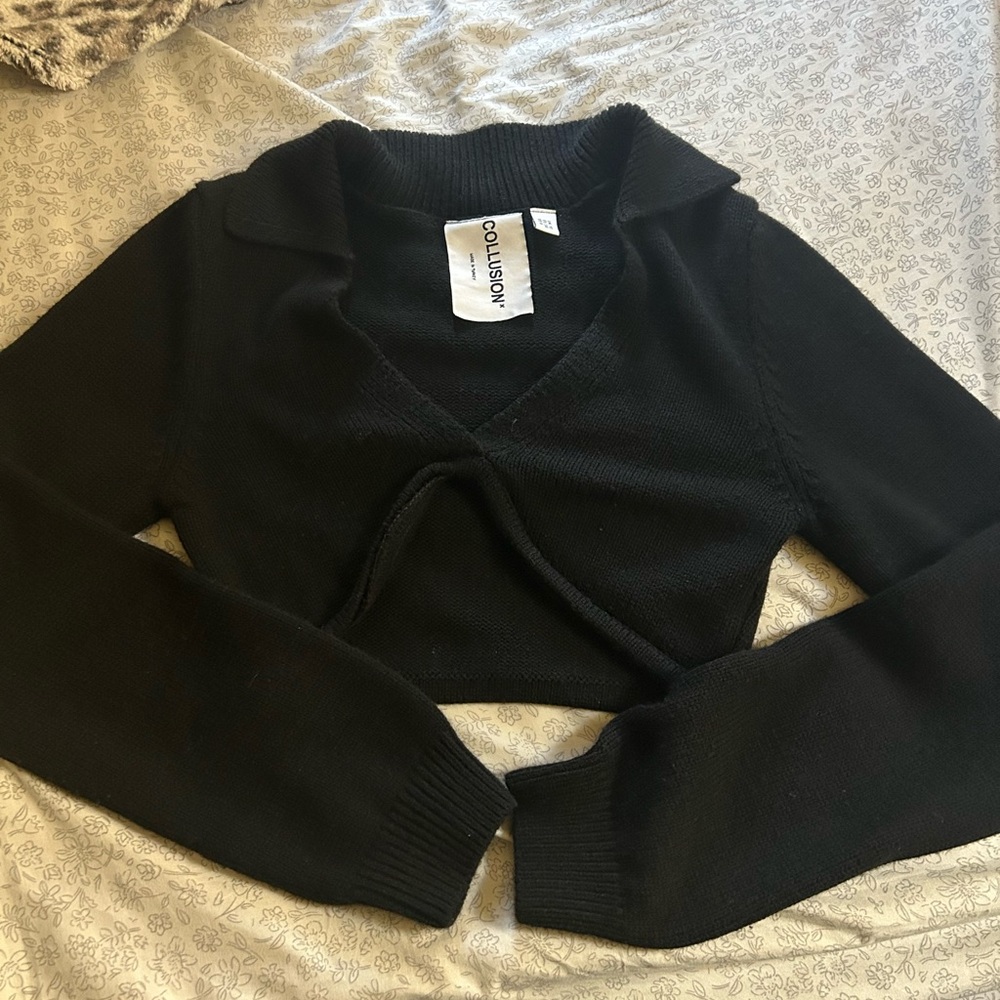 ASOS Collusion crop sweater